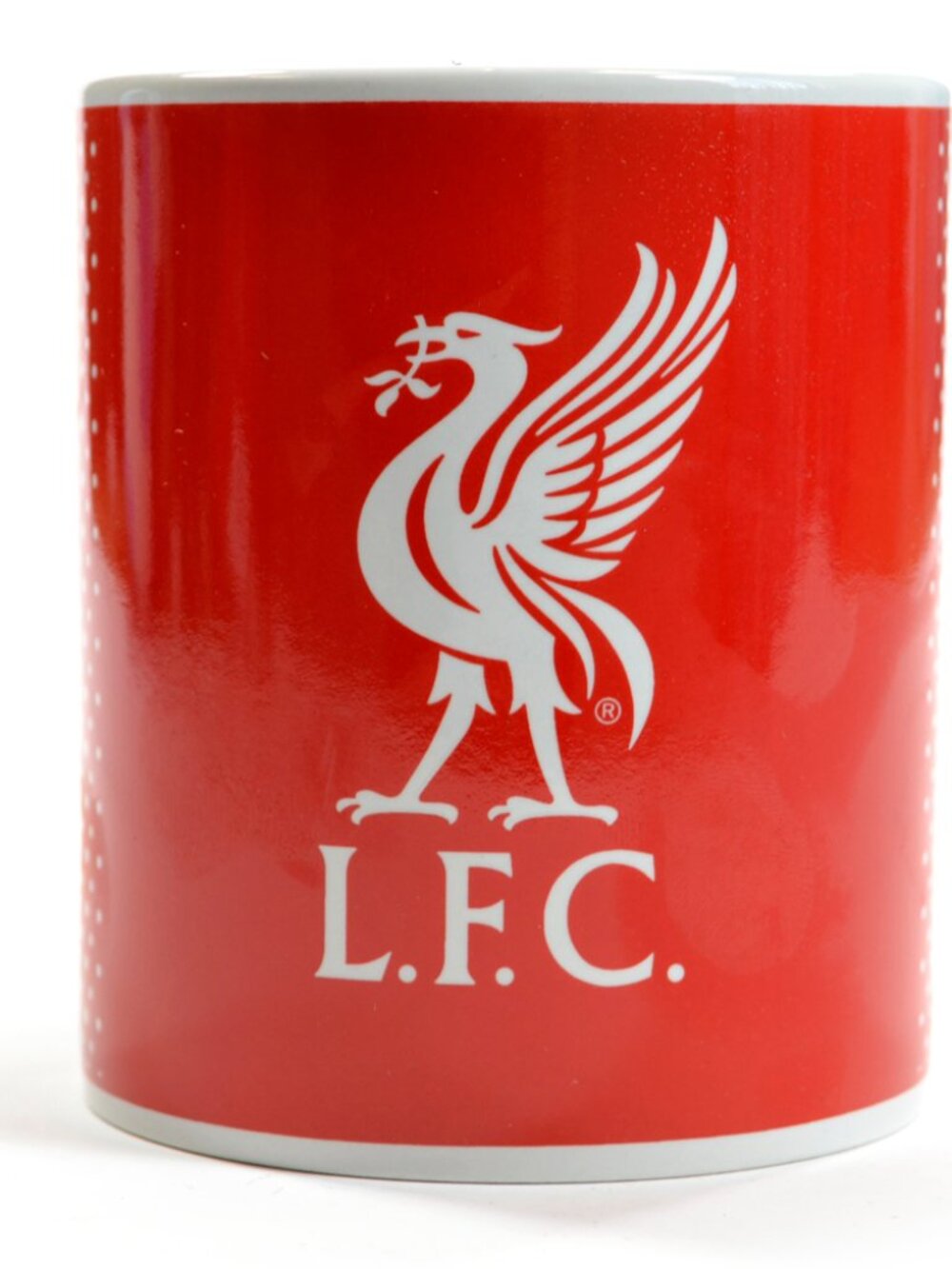 Liverpool FC  Red and White Crest Mug
